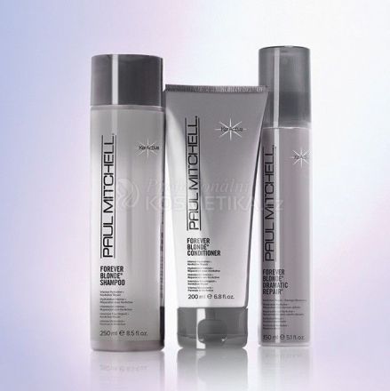 Paul Mitchell Forever Blonde Take Home Sada - šampon 100 ml + kondicionér 100 ml + sprej 75 ml Dárková sada