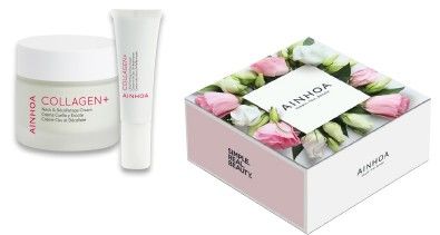Ainhoa Collagen+ Set - Krém na krk a dekolt 50 ml + krém na oční okolí 15 ml Dárková Sada