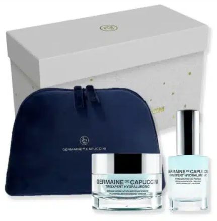 Germaine de Capuccini Timexpert Hydraluronic Supreme Vánoční Set - Krém pro velmi suchou pleť 50 ml + Hydratační sérum 3D Force 30 ml Dárková sada