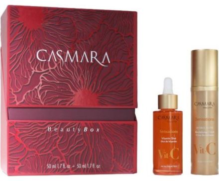 Casmara Sensations Hydro-nutri Vánoční Set - Výživný a hydratační krém pro suchou pleť 50 ml + Revitalizační sérum 50 ml Dárková sada