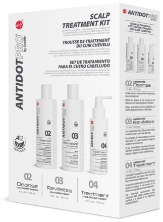 Antidotpro SCALP THERAPY KIT - Šampon 240 ml + maska 240 ml + sprej 120 ml Dárková sada