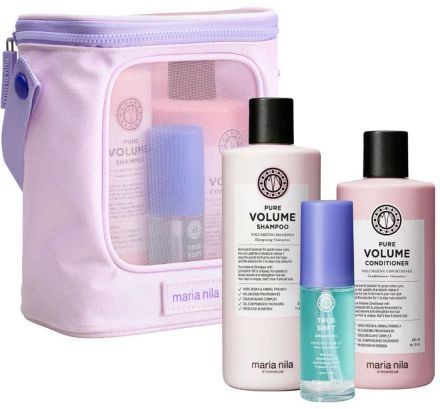 Maria Nila Pure Volume Gift Box 25 - Šampon 350 ml + kondicionér 300 ml + argan oil 30 ml Dárková sada