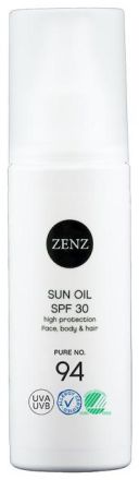 Zenz Organic No. 94 SUN Oil SPF 30 High protection face body & hair PURE - Opalovací olej SPF 30 150 ml