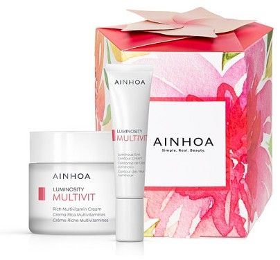 Ainhoa Multivit Set - Výživný krém 50 ml + krém na oční okolí 15 ml Dárková sada