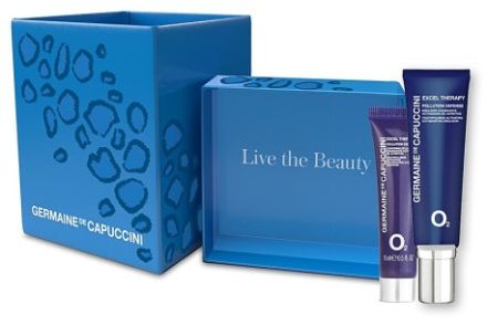 Germaine de Capuccini Excel Therapy O2 Set - Okysličující pleťová emulze 50 ml + krém na oční okolí 15 ml Dárková sada