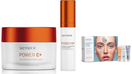 Skeyndor Power C+ Summer Set - Pleťová emulze 50 ml + prozařující sérum 30 ml Dárková sada