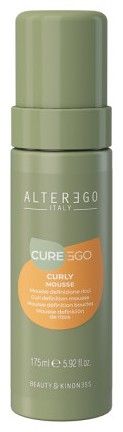 Alter Ego Cure Ego Curly Mousse - Bezoplachová pěna pro kudrnaté nebo vlnité vlasy 175 ml