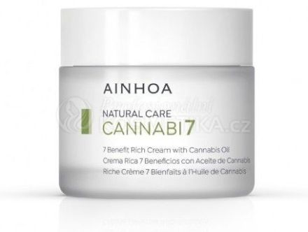 Ainhoa Cannabi7 Cream - Bohatý krém s konopným olejem 50 ml Bez krabičky