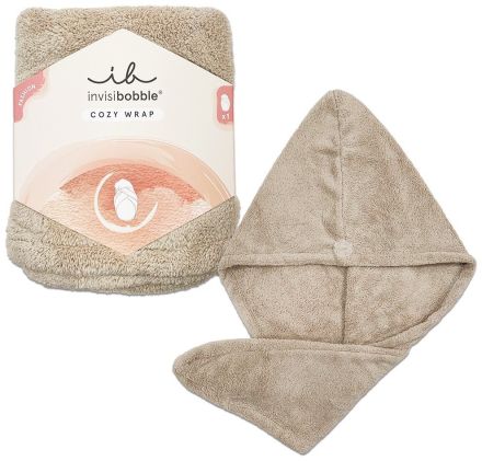Invisibobble SET COZYWRAP - Turban na zábaly Hnědý 1ks