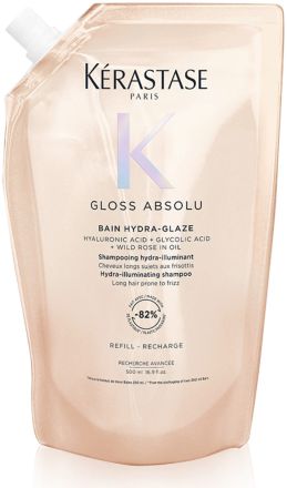 Kérastase Gloss Absolu Bain Hydra-glaze - šampon pro vlasy se sklonem ke krepatění 500 ml Náhradní náplň