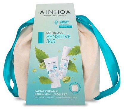 Ainhoa Sensitive Set II - Krém 50 ml + sérum-emulze 50 ml Dárková sada