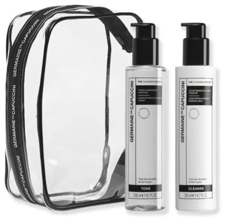 Germaine de Capuccini Cleansing Expert Set - Zklidňující hydratační tonikum 200 ml + čistící mléko 200 ml Dárková sada