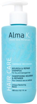 Alma K. Hair Nourish & Repair Shampoo - Šampon pro suché vlasy 300 ml