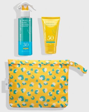 Germaine de Capuccini Timexpert Sun Animal Set - Ochranný tělový olej SPF30 200 ml + ochranný pleťový krém SPF50 50 ml Dárková sada