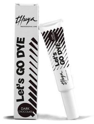 Thuya Professional Line Kit Lets Go Dye Dark Chocolate - Gelová barva na obočí