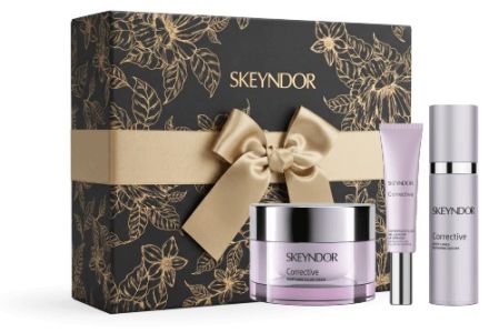 Skeyndor Corrective Vánoční Set - Emulze 50 ml + sérum 30 ml + krém na oční okolí 15 ml Dárková sada