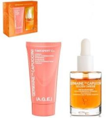 Germaine de Capuccini Sada Tan Magnificent - Booster pro optimální opálení a regeneraci pleti 30 ml + Multi-korekční krém s intenzivním účinkem 50 ml Dárková sada