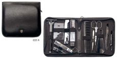 Kellermann Artical Leather Travelling Kit 6335FN - Luxusní manikúra 12 dílů