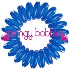 Springy Bobbles gumička do vlasů modrá 3ks