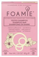 Foamie Shampoo Bar Hibiskiss - Tuhý šampon Tuhý šampon s přirozeným pH 80 g