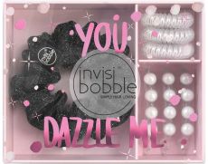 Invisibobble Sparks Flying Trio Set - Sprunchie gumička do vlasů 1ks + Waver Sponka do vlasů 3ks + Original Gumička do vlasů 3ks Dárková sada