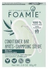 Foamie Conditioner Bar - Aloe You Vera Much - Tuhý kondicionér pro suché vlasy 80 g