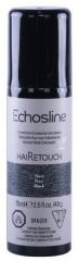 Echosline Hair Retouch Black - Korektor na vlasy černý 75 ml