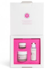 Ainhoa Vegan Collagen+ Set - Zpevňující krém 50 ml + Zpevňující sérum 50 ml + Zpevňující maska na spaní 15 ml Dárková sada