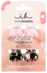 Invisibobble CLIPSTAR Petit Four - Skřipce do vlasů 4 ks