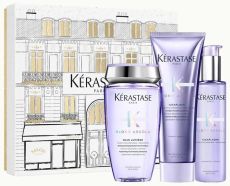 Kérastase Blond Absolu Light Vánoční Set - Šampon Lumiére 250 ml + péče 250 ml + sérum Cicaplasme 150 ml Dárková sada