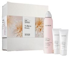 Skeyndor Spa Senses Welness Beauty Set - Pěnový sprchový gel 150 ml + peeling 50 ml + tělové mléko 30 ml Dárková sada