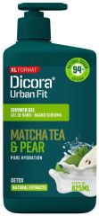 Dicora Urban Fit Detox Matcha Tea Shower Gel - Sprchový gel matcha a hruška 825 ml