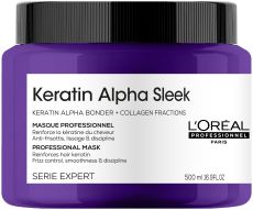 L´oréal Professionnel Keratin Alpha Sleek Mask - Uhlazující maska na vlasy 500 ml