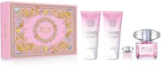 Versace Bright Crystal Set - EDP 90 ml + sprchový gel 100 ml + tělové mléko 100 ml + EDT 5 ml Dárková sada